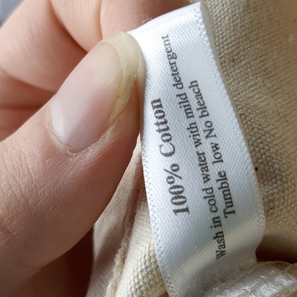Bright Cotton Mini Dust Bag - Picture 4 of 4